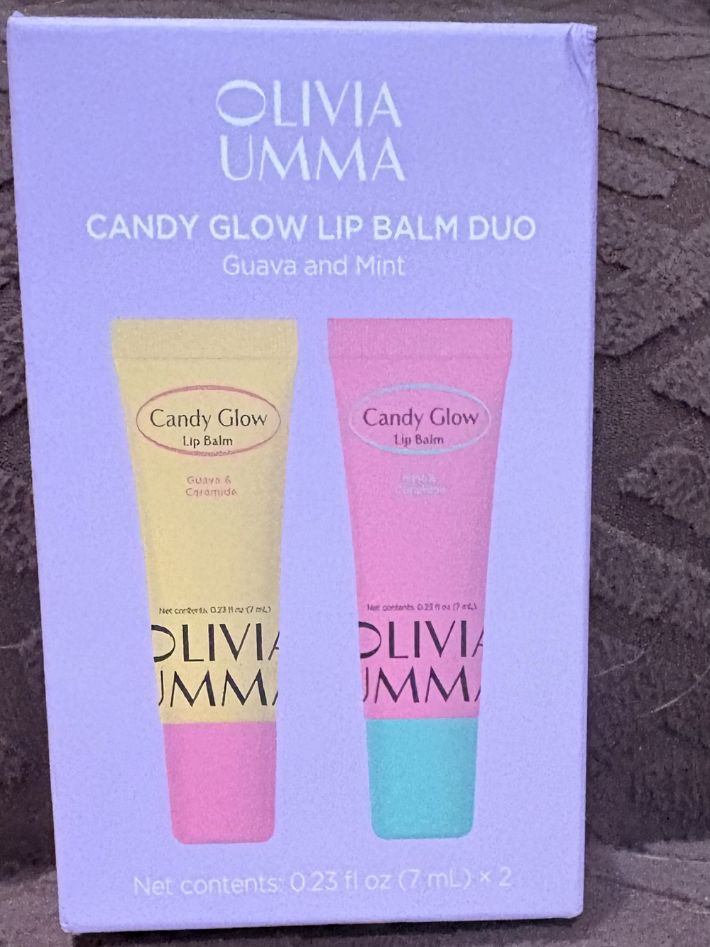Olivia Umma Candy Glow Lip Balm Duo-Guava And Mint